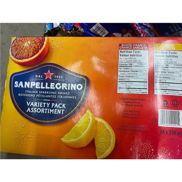 24 CANS OF ITALIAN SPARKLING DRINKS
