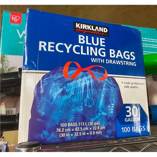 APPROX. 100 OF 30 GALLON RECYCLING BAGS