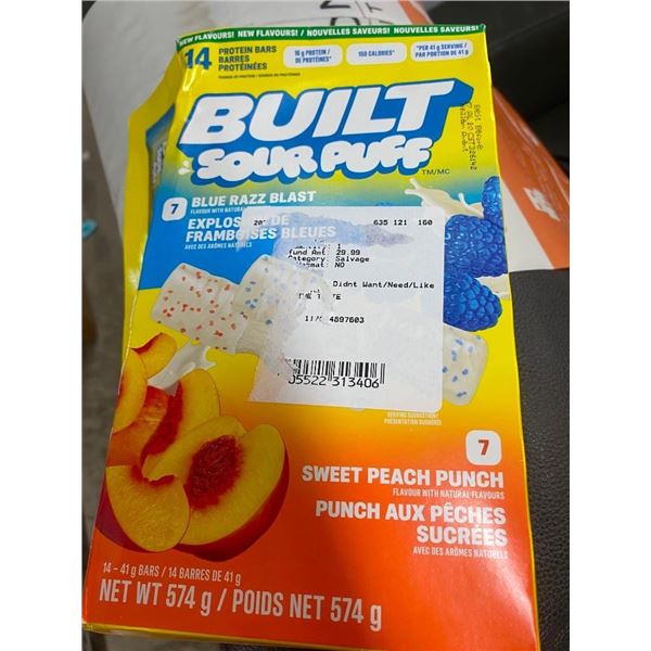APPROX. 14 PROTEIN BARS