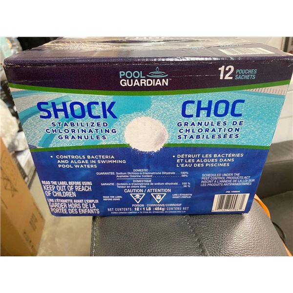 12 POUCHES OF STABILIZED CHLORINATION