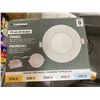 Image 1 : 8 PACK OF HOUSE LED POT LIGHTS WITH DETACHED JUNCTION BOX