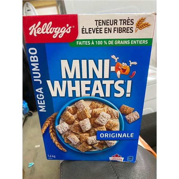 JUMBO BOX OF MINI WHEATS CEREAL