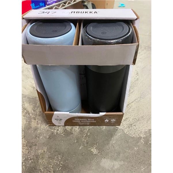 2 THERMAL MUGS