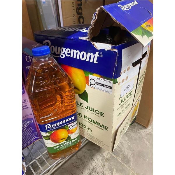 6 BOTTLES OF APPLE JUICE