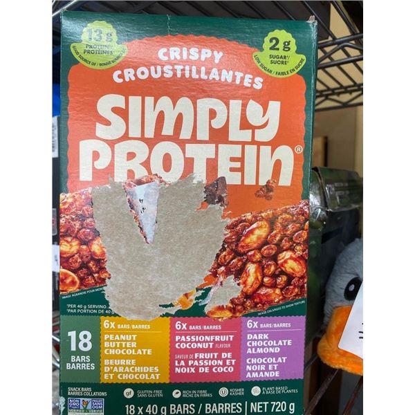 18 PROTEIN BARS
