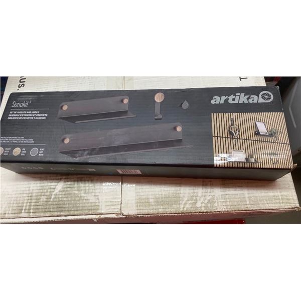 ARTIKA 2PC SHELF AND HOOK SET