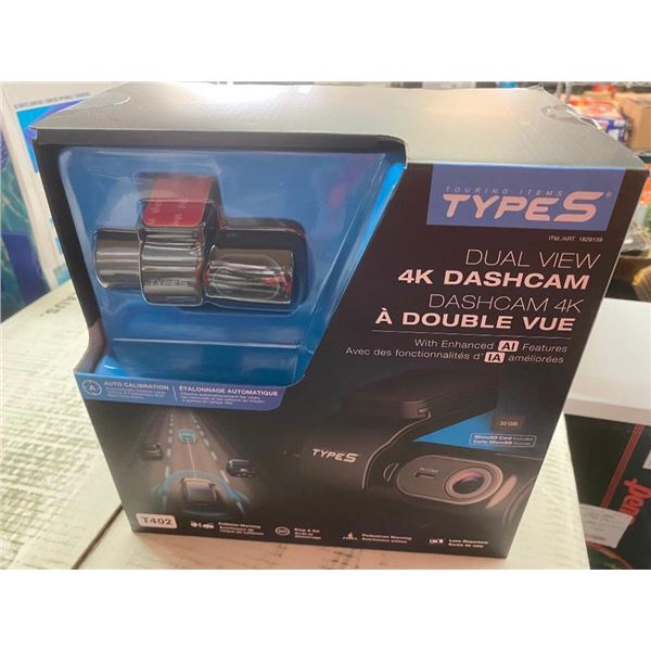 4K DUAL VIEW DASH CAM