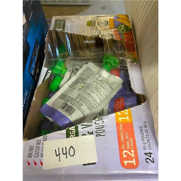 APPROX. 20 FRUIT AND VEGETABLE POUCH SNACKS