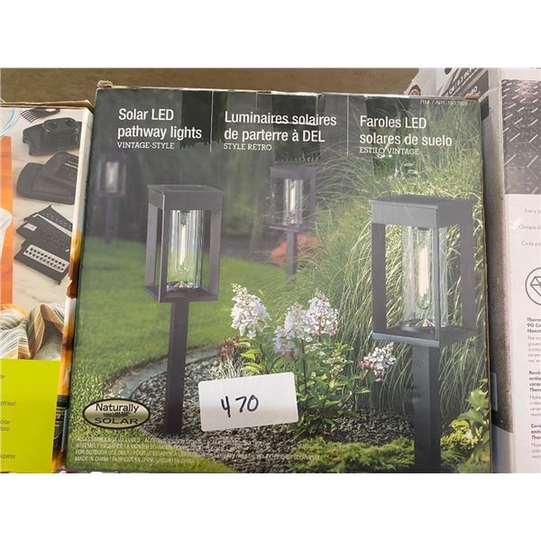 4PC SOLAR LED PATHWAY LIGHTS