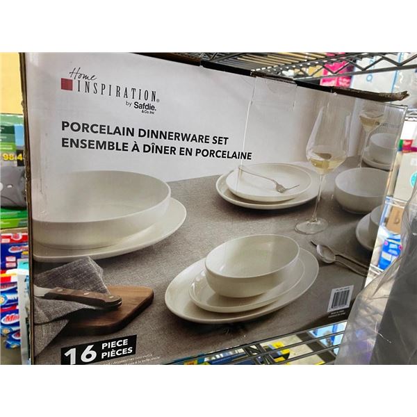 16PC PORCELAIN DINNERWARE SET