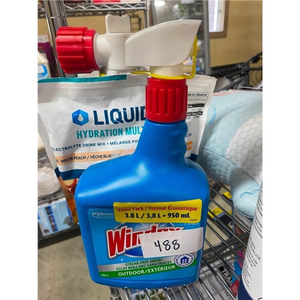 BOTTLE OF WINDEX CLEANER