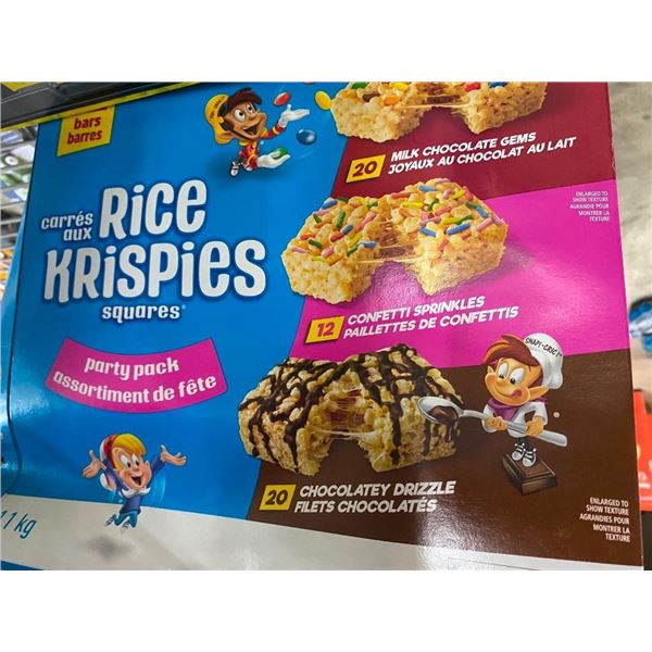 APPROX. 50 ASSORTED RICE KRISPIE SQUARES