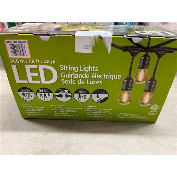 48FT LED STRING LIGHTS