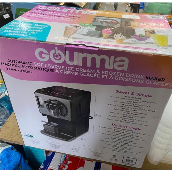GOURMIA SOFT SERVE ICE CREAM MAKER
