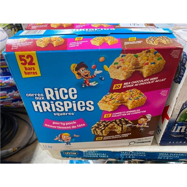 APPROX. 50 ASSORTED RICE KRISPIE SQUARES