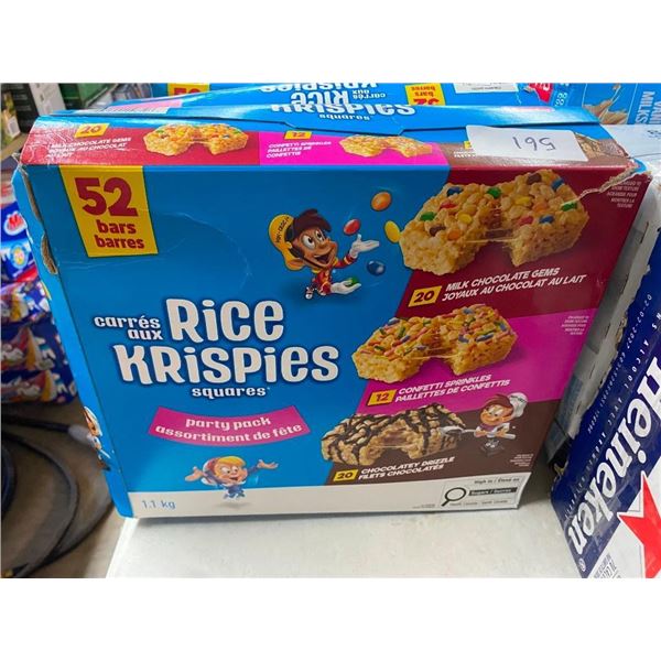 APPROX. 50 ASSORTED RICE KRISPIE SQUARES