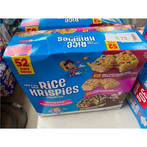APPROX. 50 ASSORTED RICE KRISPIE SQUARES