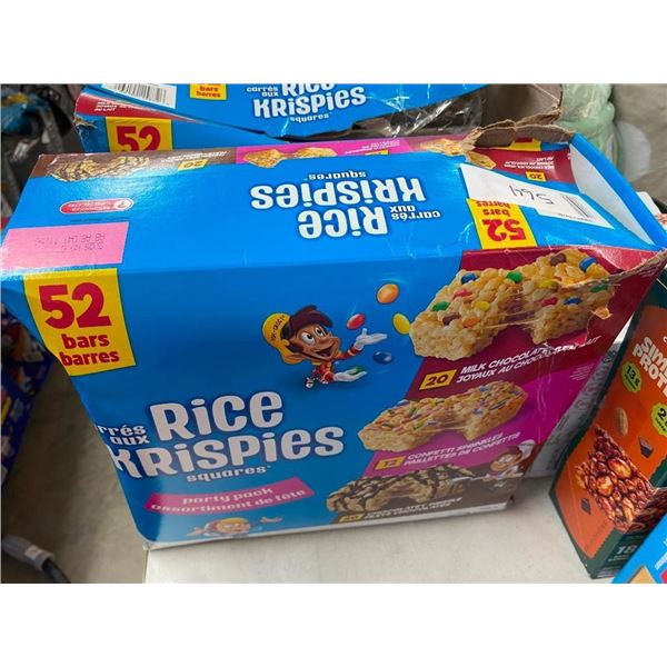 APPROX. 50 ASSORTED RICE KRISPIE SQUARES