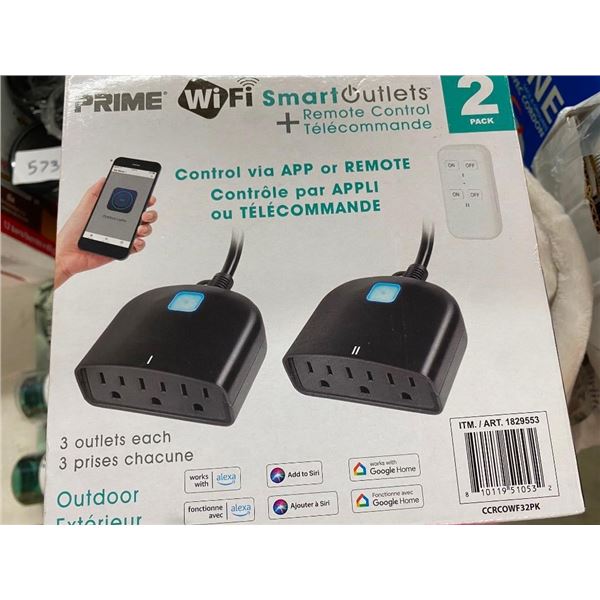 2 SMART OUTLETS