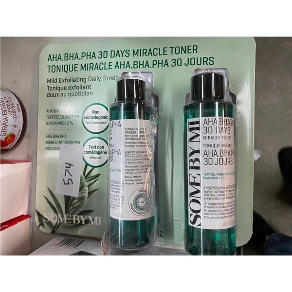 2 BOTTLES OF MIRACLE TONER