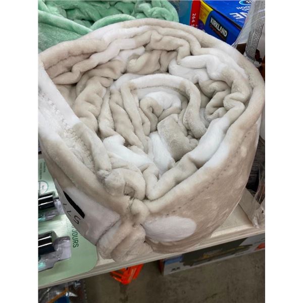 TAN COLOURED KATE SPADE BLANKET