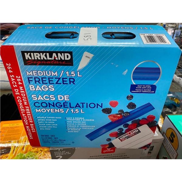 APPROX. 260 MEDIUM SIZED FREEZER BAGS