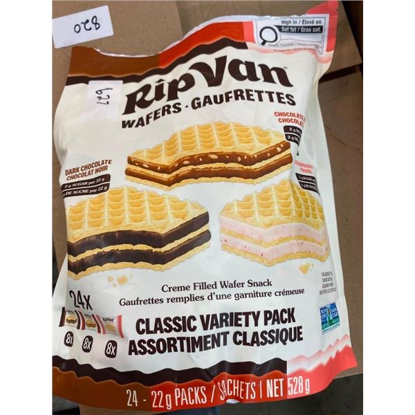 APPROX. 24 WAFER SNACKS