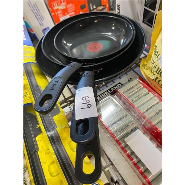 3 T-FAL PANS