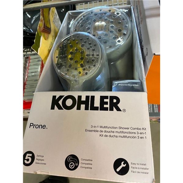 KOHLER 3-IN-1 SHOWER HEAD COMBO