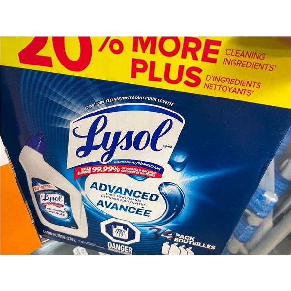 3 BOTTLES OF LYSOL TOILET BOWL CLEANER