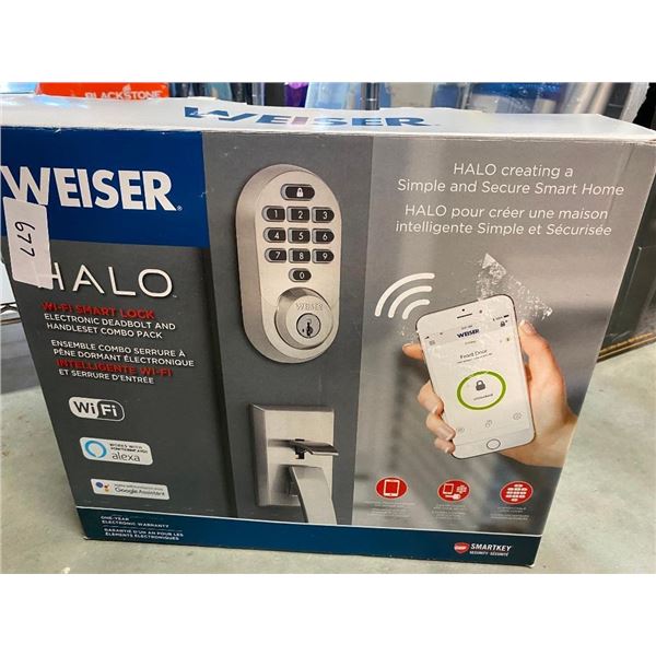 WEISER ELECTRONIC DEADBOLT AND HANDLE KIT