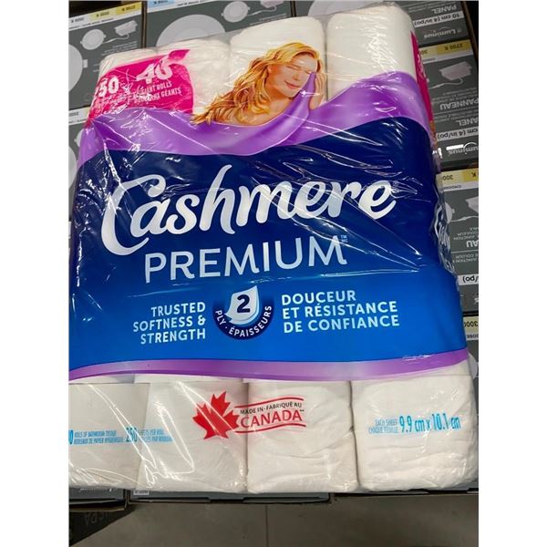 40 ROLLS OF CASHMERE TOILET PAPER