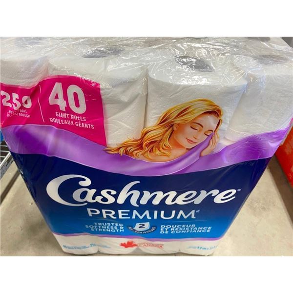 40 ROLLS OF CASHMERE TOILET PAPER