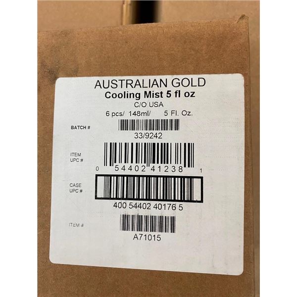 6 BOTTLES OF COOLING MIST