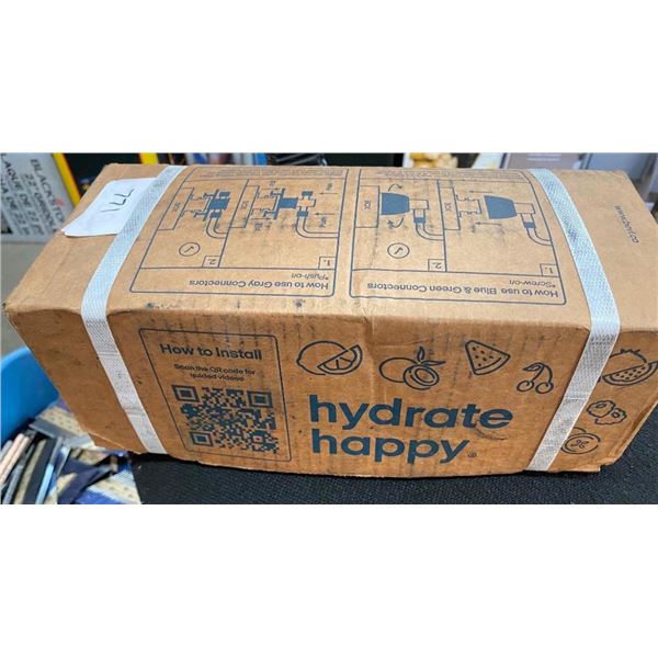 BOX OF FILTERED WATER