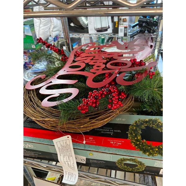 3 CHRISTMAS HANGINGS
