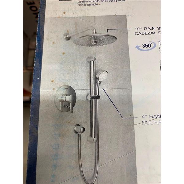 GROHE SHOWER KIT WITH SHOWER HEAD AND HAND SHOWER