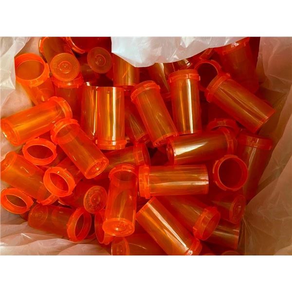 APPROX. 320 SMALL PILL BOTTLES - NO CAPS