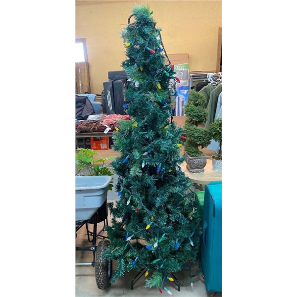 6FT ARTIFICIAL PENCIL CHRISTMAS TREE