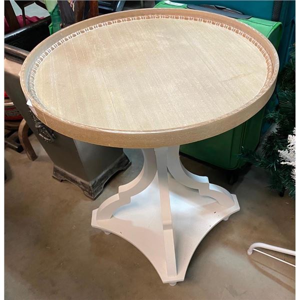 20IN CIRCULAR WOODEN FLOWER STAND