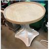 Image 1 : 20IN CIRCULAR WOODEN FLOWER STAND