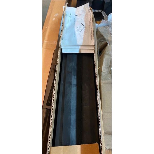 50 OF 24X4.5IN BLACK RUBBER EDGING