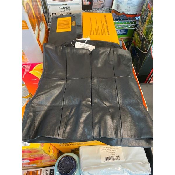 SIZE S WOMENS LEATHER TUBE TOP