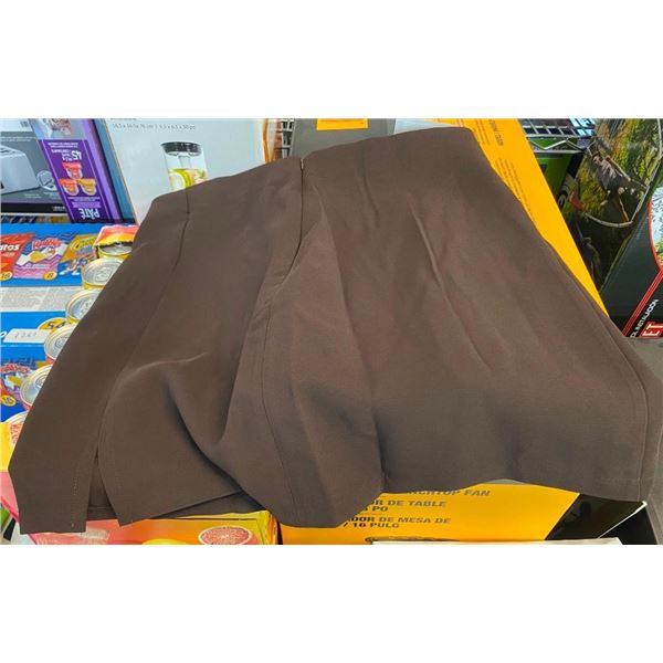 SIZE S WOMENS SKIRT - BROWN COLOUR