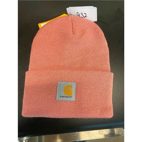 PINK WOMENS CARHARRT BEANIE