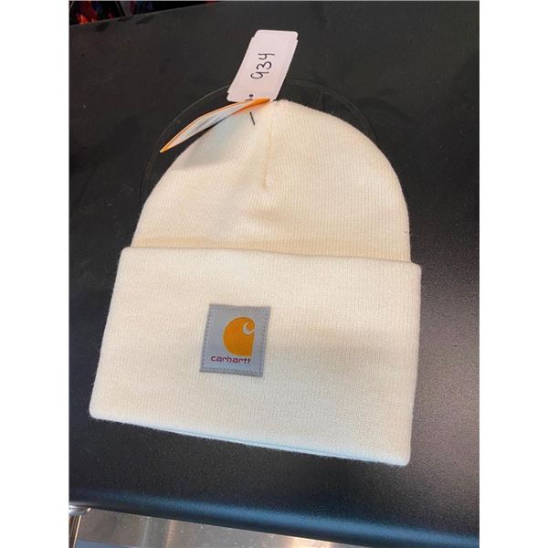 WHITE WOMENS CARHARRT BEANIE