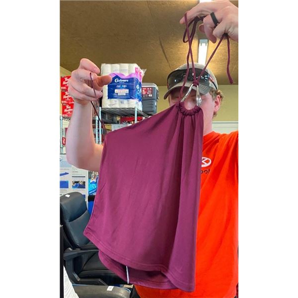SIZE L WOMENS KNIT TOP - WINE COLOUR