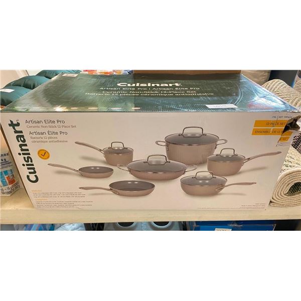 CUISINART 12PC PAN AND POT SET