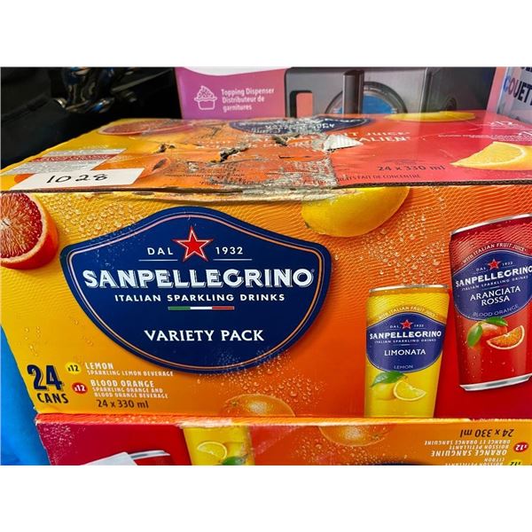 24 CANS OF ASSORTED ITALIAN SPARKLING DRINK