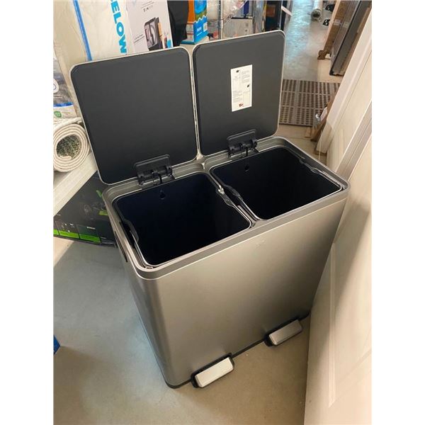 24IN 2 BIN TRASH CAN